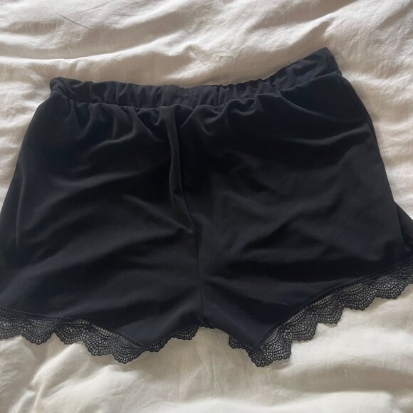 Junarose Drawstring Lace Shorts Size 1x XL Black - Picture 5 of 5